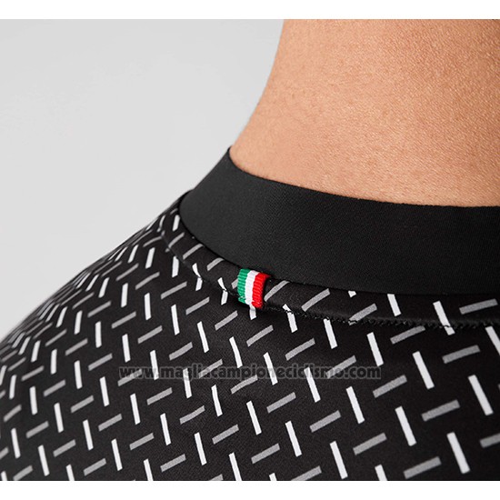 2019 Abbigliamento Ciclismo La Passione Nero Manica Corta e Salopette